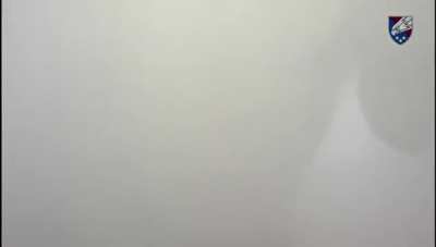 First-person footage of a paratrooper of the Ukrainian 25th Airborne Brigade shows the medical evacuation of one of their comrades under fire, navigating mines and FPV drones while trying to get their fellow soldier to safety. Donetsk Oblast.