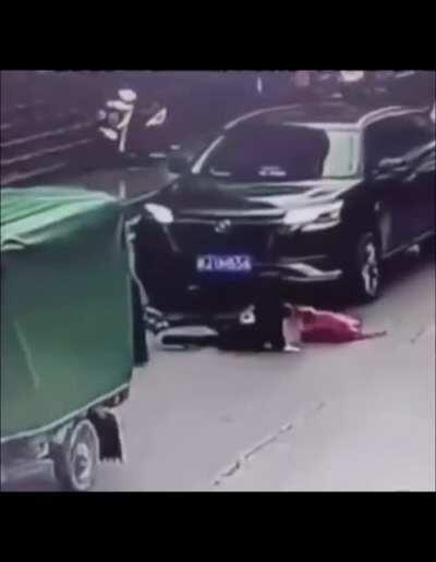 D or V after being crushed by a car?