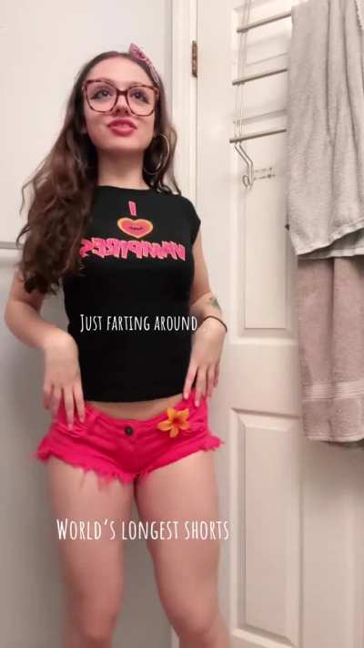 World's longest shorts