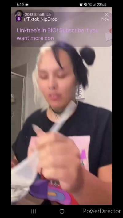 Addie Juniper Nipple Piercing Nipslip Porn GIF by looppilo