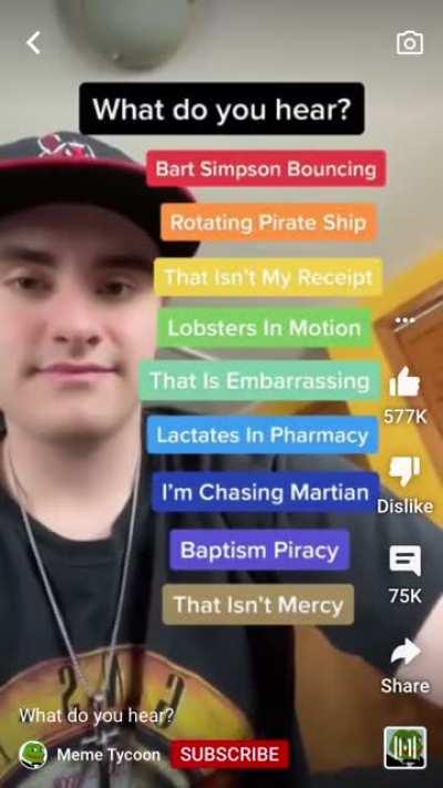 My mind heard almost every word this guy listed…mwhat do you guys here 🤔🤔🤔