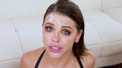 All glazed up with cum