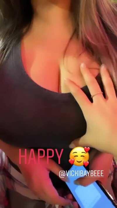 Vicki li birthday grope 2
