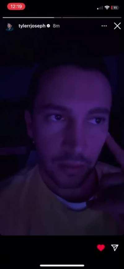 Tyler’s newest instagram story on the MTV unplugged album and an update on new mysic