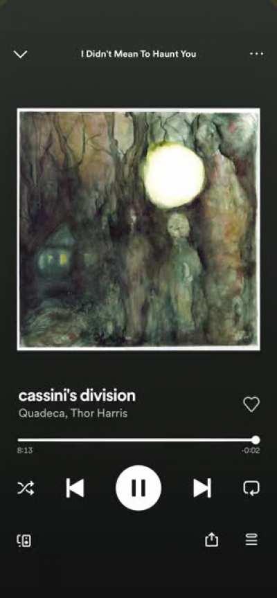 This is the funniest shit that has ever happened to me listening to a Spotify song