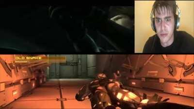 Sweaty speedrunner plays MGS4