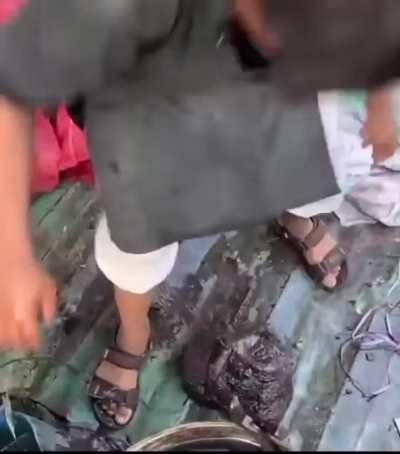 Recycling factory turning shopping bags into chairs