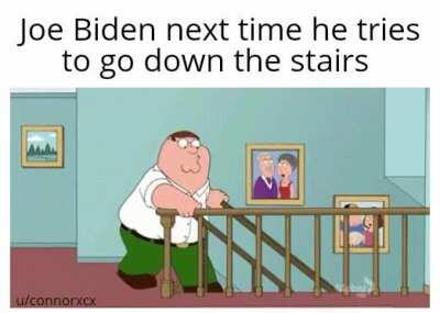 How did he get off AF1 ?? (OC)