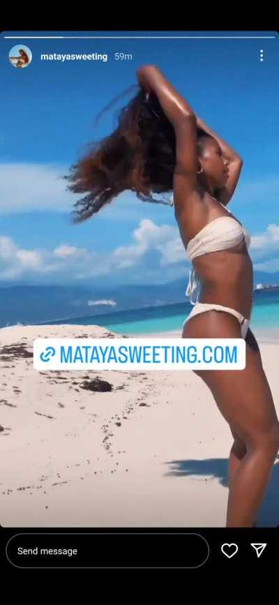 IG Story Mataya Sweeting