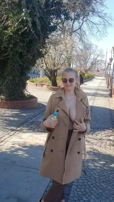 So, yeah, the guy turned around and I got caught. I even got a little embarrassed.