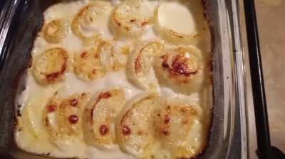 Creamed Onions Fresh out of the Oven! Sound on 🔊