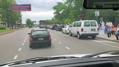 White Coats for Black Lives. Barnes Hospital.