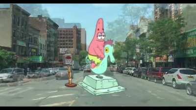 A Drive Through the Bronx with Patrick Star.