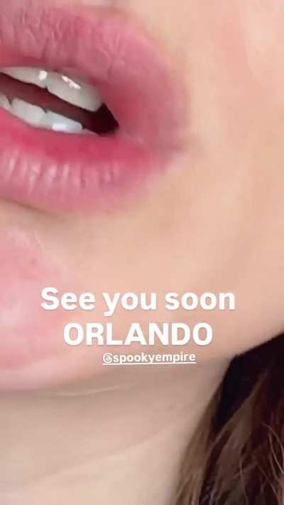 Spooky Empire horror convention - Instagram story October 31, 2025