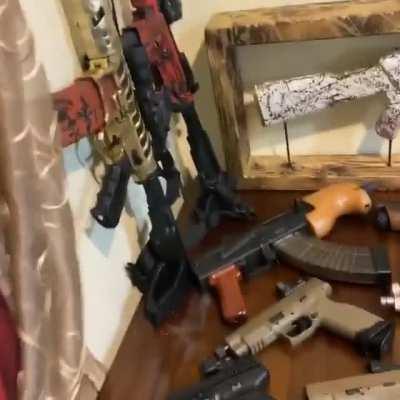 There some Guns in this house