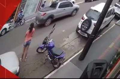 Bros Save a girl nearly hit by a incoming car.