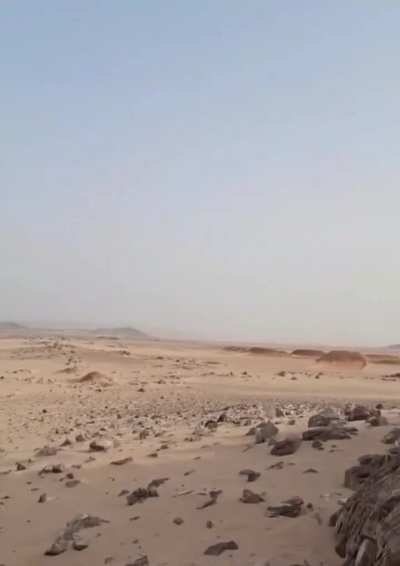 Libyan National Army destroying a vehicle belonging to Chadian rebels on the Libyan-Chadian border