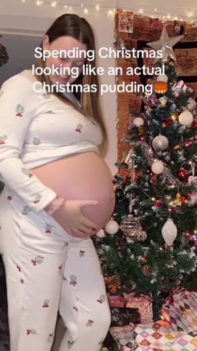 Showing off the bump