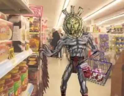 Dagoth Ur buys some groceries.