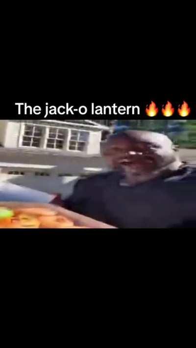 The jack-o lantern
