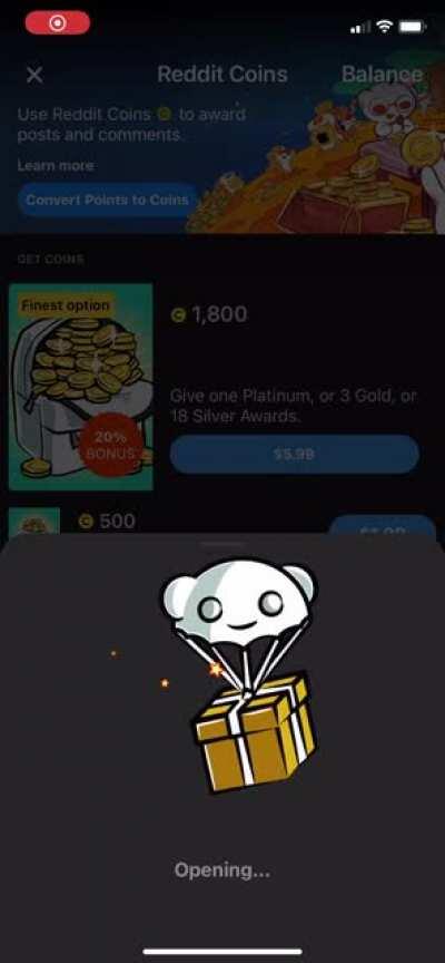 Award loot box opening until I get wholesome part 1