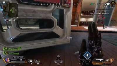 Since everyone is showing off their high IQ Wattson through-the-door-fence plays, here's mine