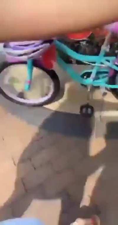 Video shows the moment gun fire erupts during the Highland Park parade shooting. Two volleys of gunfire can be heard. At least six people were killed, and at least 24 others were injured. The perpetrator is yet to be apprehended.