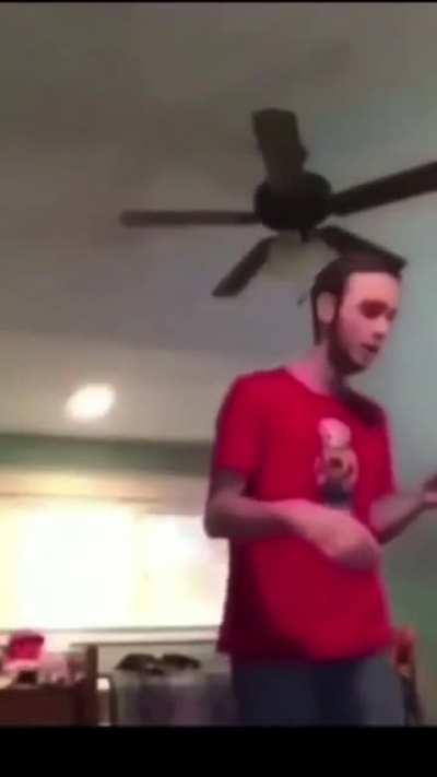 Waving around a loaded gun, lip syncing & dancing (if you can call it that), while super high... I'm sure nothing'll go wrong