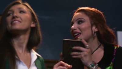 Trying out different sexual positions in the library