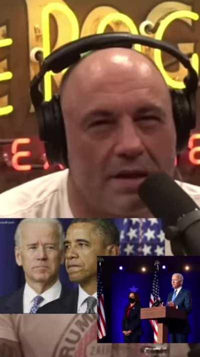 Joe Rogan and Obama have an intervention for Biden about how sensitive he is about his fav indie pop from the mid-2000s