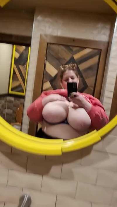 one day I'll stop pulling my tits out in public 😂