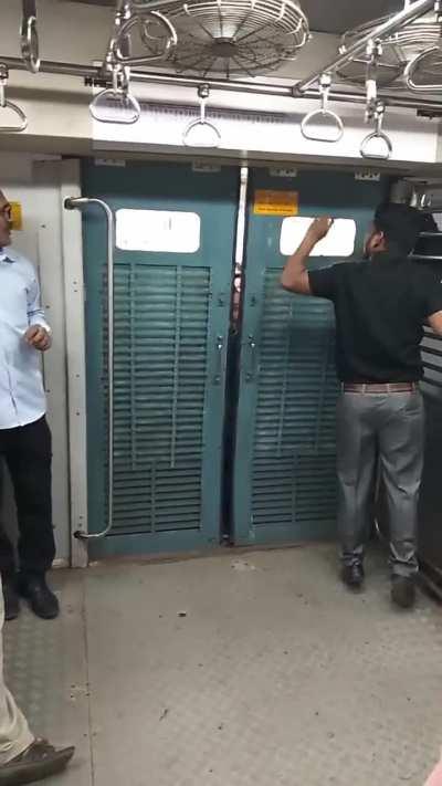 To have automatic train doors