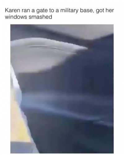 WCGW riding to a military base with invalid ID, driver’s license, and vehicle registration, then refusing to leave