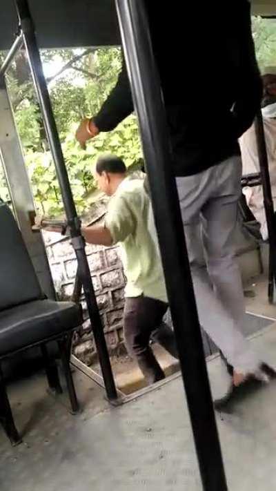 Biker trashes passenger for spitting Ghutka on him