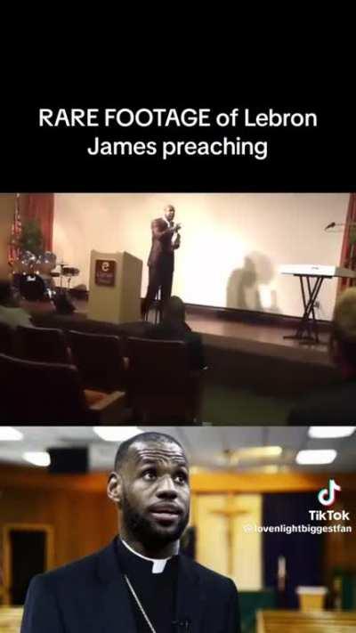 Lebron a pastor now 👀