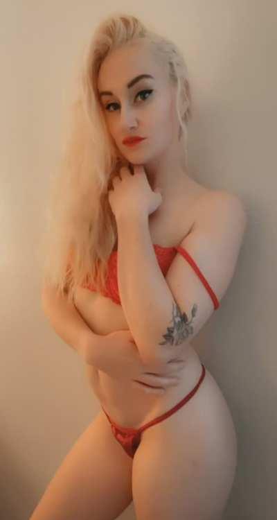 My man said I don't look good in red...what do you think?