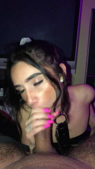 Big Dick Slopy Blowjob