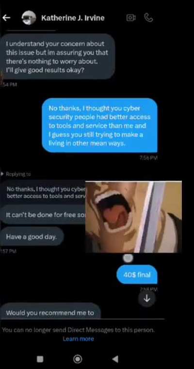 This cybersecurity expert tried to scam a junior developer