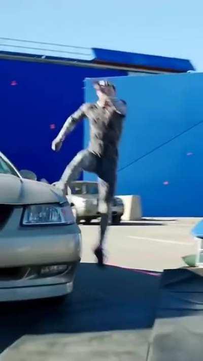 Tom Holland as spiderman...