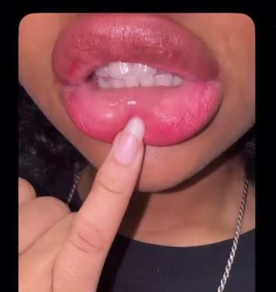 Not glossy just pink