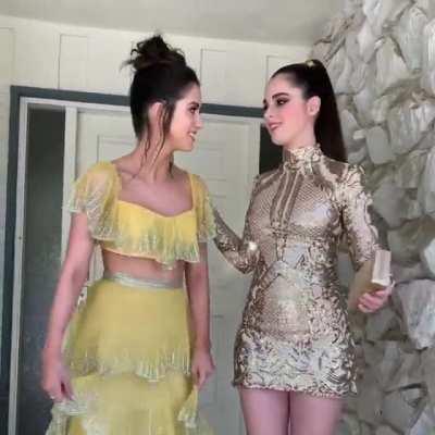 Laura Marano w/ her sister Vanessa