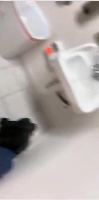 Anal in bathroom