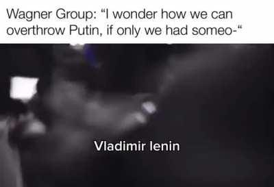 When Lenin comes back to life to realize Russian history is repeating itself and “communists” are on the wrong side