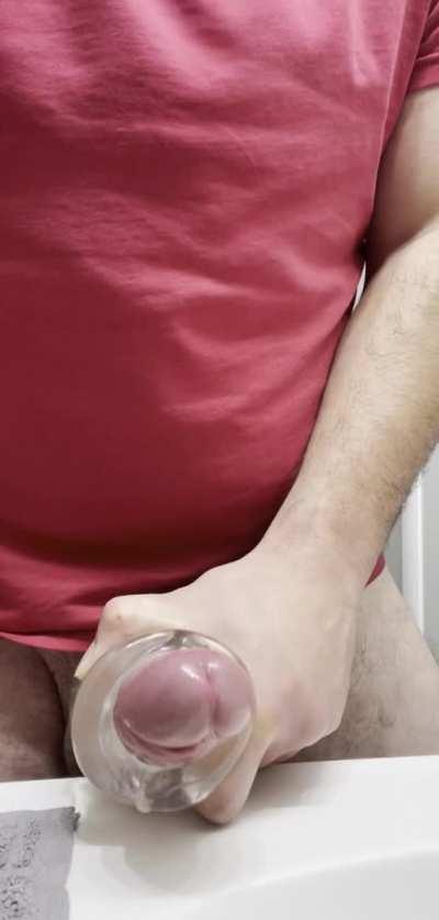 Fat cock doesnt stand a chance against a tight pussy 