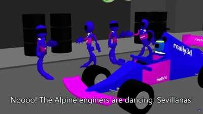 Oh no alpine engineers are too busy dancing