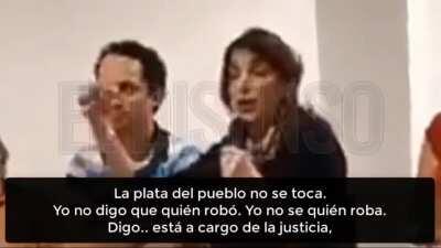 Video: María Eugenia Bielsa | “Voy a ser sincera, robamos”