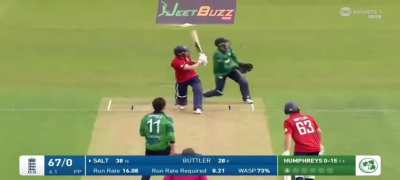 The straightest six by Phil Salt He smashes 89 off 46 in Ireland vs England match