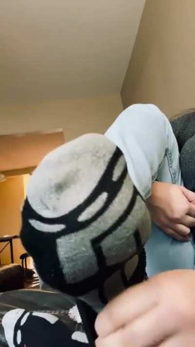 A little sock removal 😜