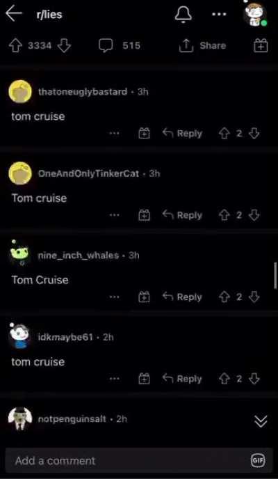 Tom Cruise