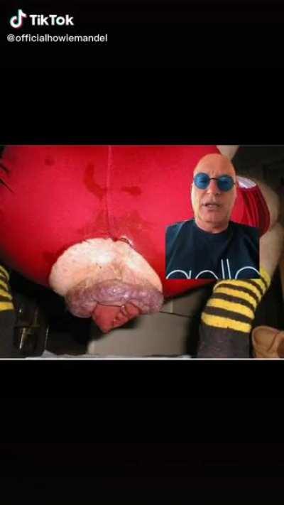 Howie Mandel casually posting a picture of a prolapsed anus on his tiktok